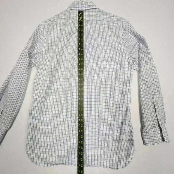 Lot of 2 Polo Ralph Lauren Men’s Button Up Dress Shirts Slim Fit Sz 16 Prpl Blue - Picture 15 of 16